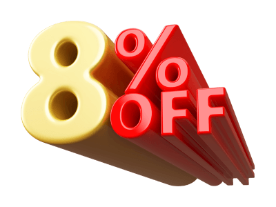 8%OFF