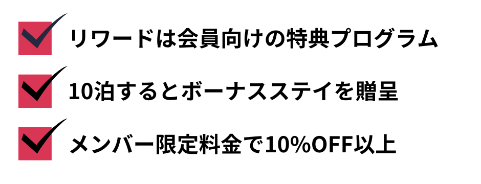 Hotels.comリワードの要約